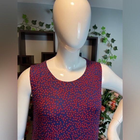 Flirty swing Small Polka Dots Women Tank Swing‎ Dress Size XL RefJ002 - Picture 9 of 12